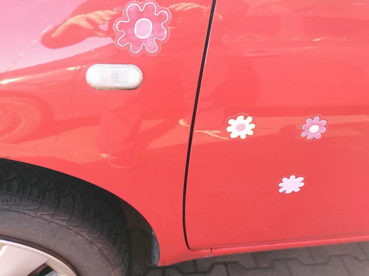 Nissan Micra K12 original Tür vorn links Z10 Rot 3-Türer Bj.2004
